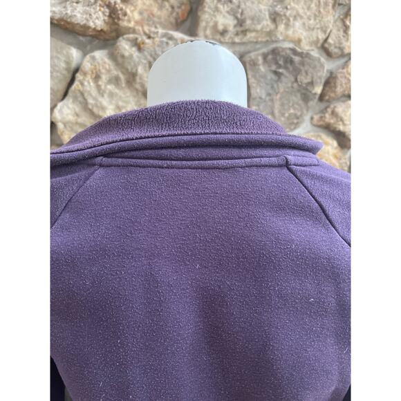 Athleta Fleece Line Cowl Neck Pullover Layered Jacket Women's Size XXS - Picture 4 of 8